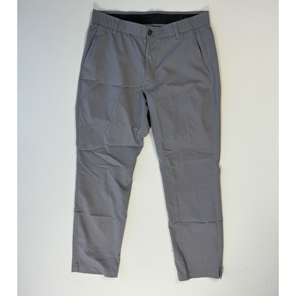 Under Armour Showdown Pants Mens 34x30 Grey Modern Performance Golf Stretch